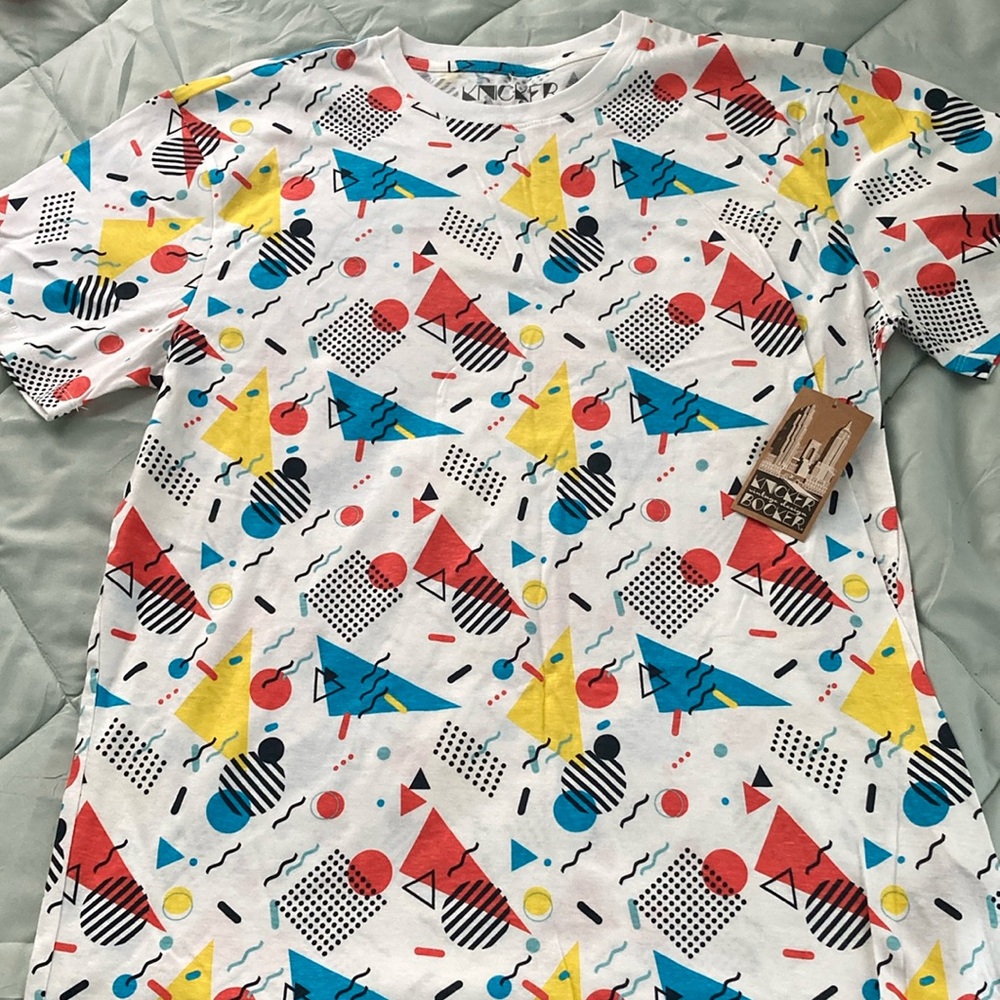 Vibrant Geometric Pattern T-Shirt